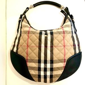 ❌ SOLD Burberry Plaid Hobo Bag